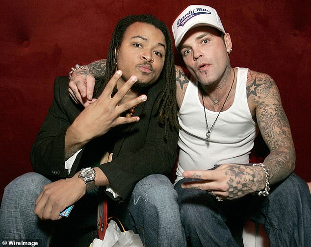 Printz Board of Black Eyed Peas and Seth in 2005