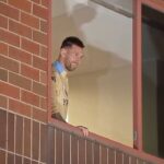 Birthday boy Lionel Messi is serenaded by adoring fans from his hotel window in New Jersey… while THOUSANDS of other Argentina supporters take over Times Square