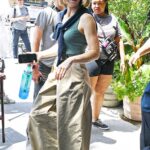 Jessica Biel ditches her wedding ring as she films in NYC amid husband Justin Timberlake’s DWI scandal – as he prepares for Madison Square Garden concert