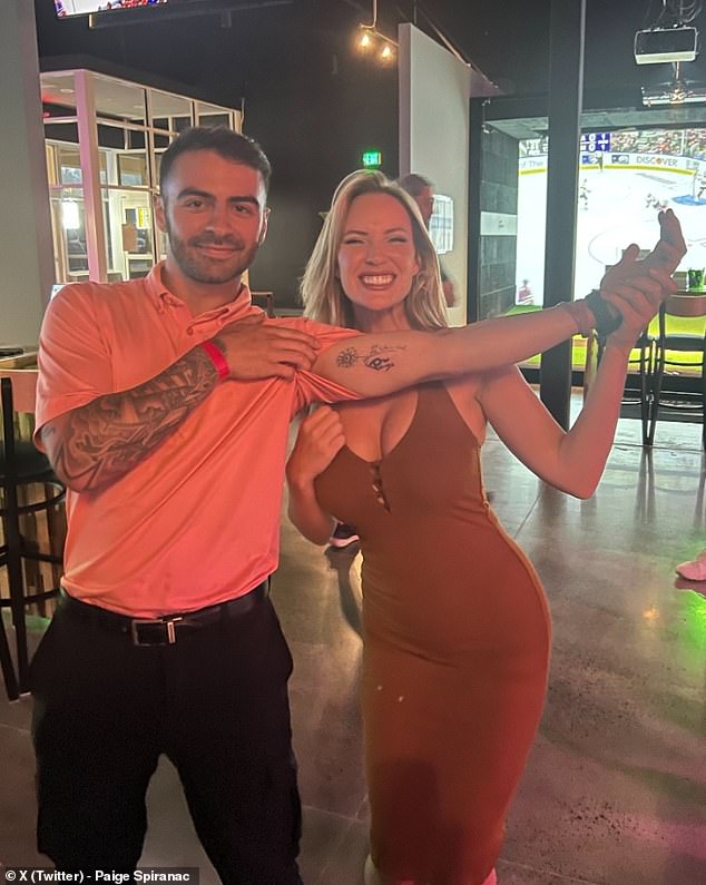 Man is brutally trolled by social media after getting golf glamor girl Paige Spiranac’s signature tattooed on his arm