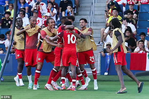 Canada scores late winner over 10-man Peru after referee’s collapse for first win at Copa America