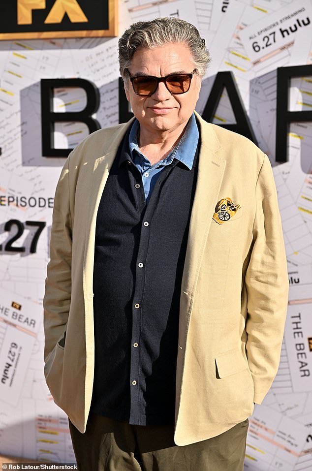 Oliver Platt sported brown-tined shades as he rolled up to the event in LA solo