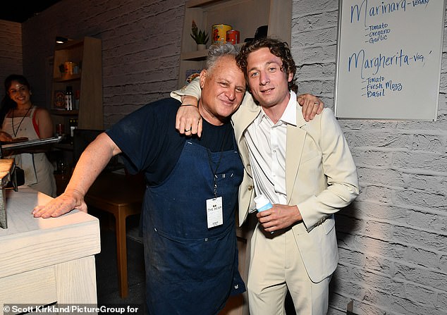 TV chef White posed for a photo with real-life award-winning chef Chris Bianco at the event