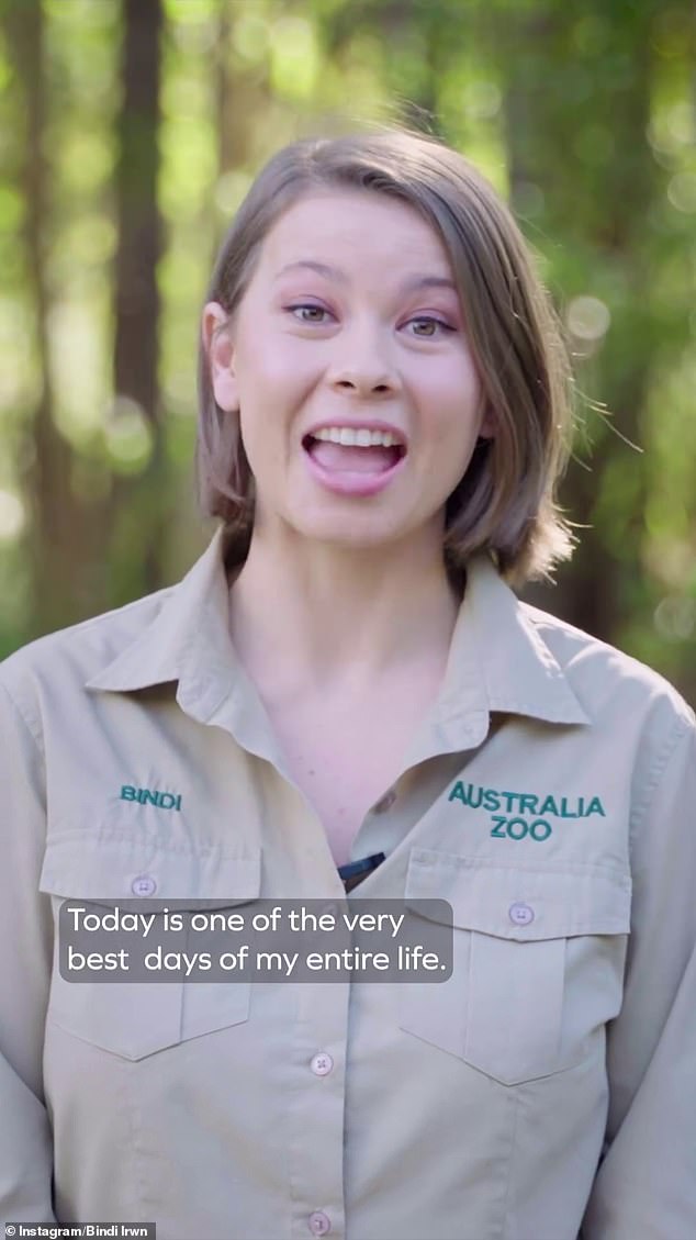 Bindi Irwin (pictured), 25, has announced the release of her first children's book, You Are a Wildlife Warrior!