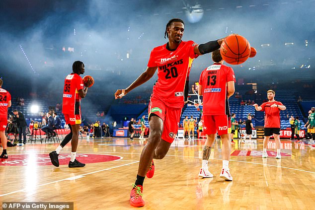 Sarr - a centre - has performed well for the Perth Wildcats in the Australian National Basketball League