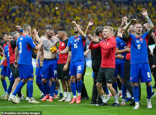 Slovakia have booked their place in the last-16 at Euro 2024 as one of the best third-placed teams