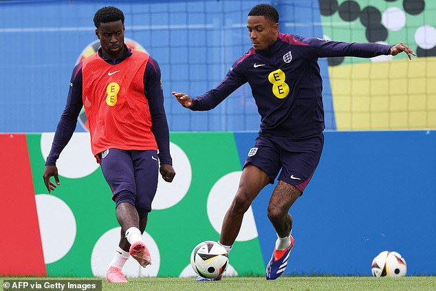 Marc Guehi (left) and Ezri Konsa (right) have both confirmed that England have been practising penalties