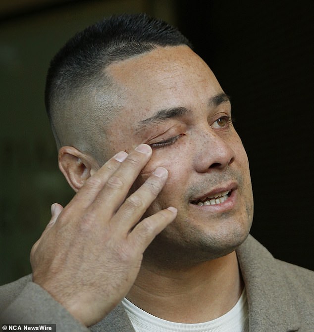 Jarryd Hayne breaks down in tears as he makes emotional statement after another big win in court – and jokes about why he can’t return to playing footy