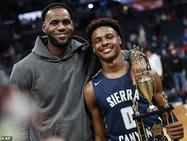 Bronny and LeBron James will be the first father and son duo to play together in the NBA