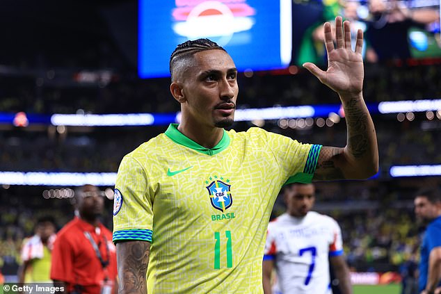 Brazil's starting lineup without Barcelona winger Raphinha proved effective in Las Vegas