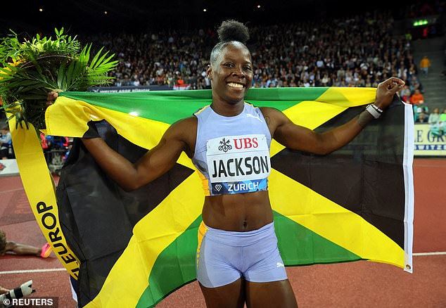 Shericka Jackson wins women's 100m Jamaican Olympic trials with a time of 10.84 seconds