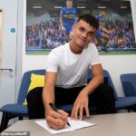 Former Chelsea player’s son signs first professional contract, as his dad declares himself ‘really proud’ and John Terry sends congratulatory message