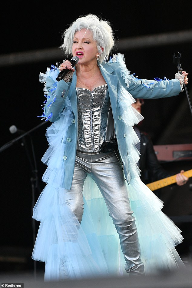 Glastonbury fans say Cyndi Lauper, 71, ‘was really let down’ as singer suffers ‘awful’ sound problems during her set: ‘I felt so bad for her!’