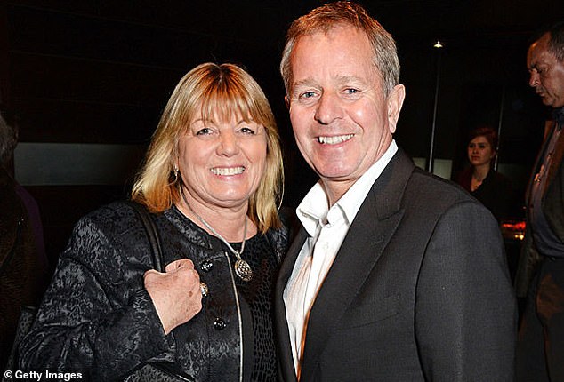 Brundle and his wife are married, but they are now keeping their distance from each other