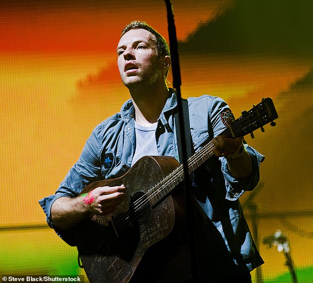 Pictured on stage in Glastonbury in 2011