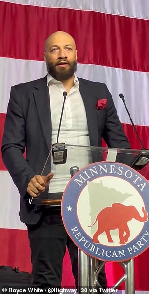 White secured the GOP nomination for the state of Minnesota in May