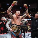 Alex Pereira delivers SPECTACULAR head kick KO at UFC 303 to demolish Jiri Prochazka in second round and defend light-heavyweight title in style
