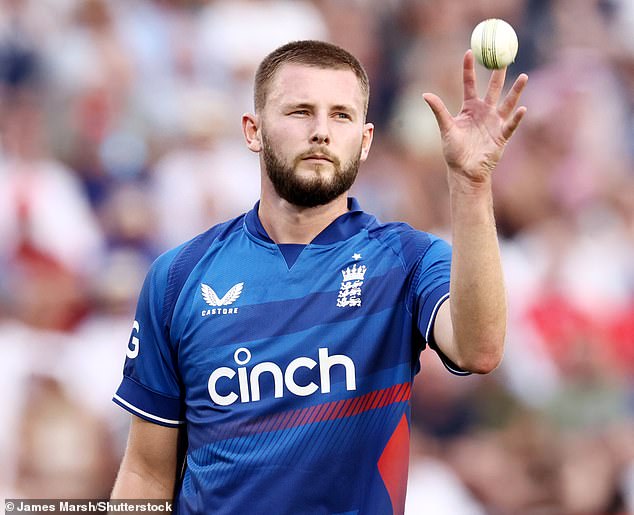 Gus Atkinson (pictured) went on England's tour of India earlier this year but did not play. He could make his Test debut this summer after earning a spot in the squad once again