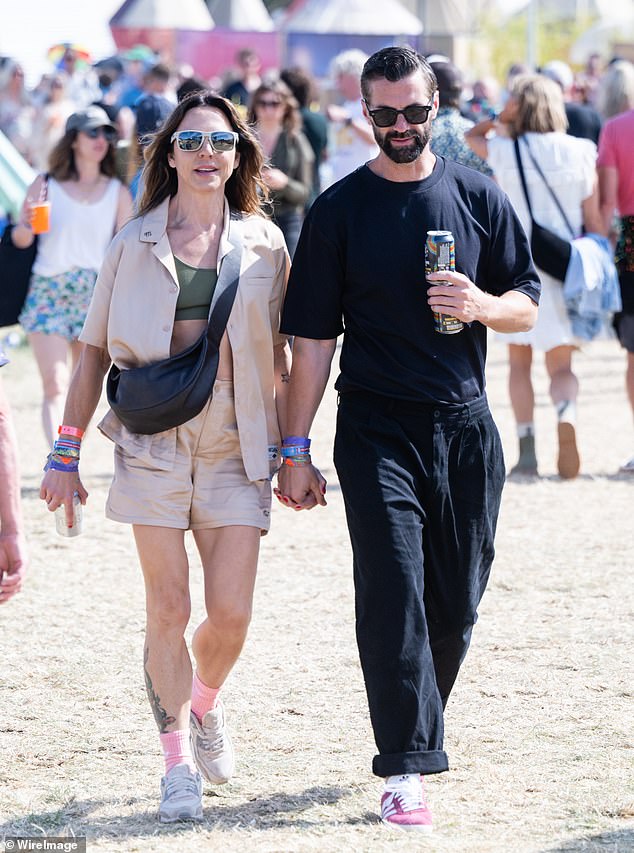 Mel C’s mystery man ‘revealed’ as hunky Australian model after the pop star went public with her new romance at Glastonbury Festival