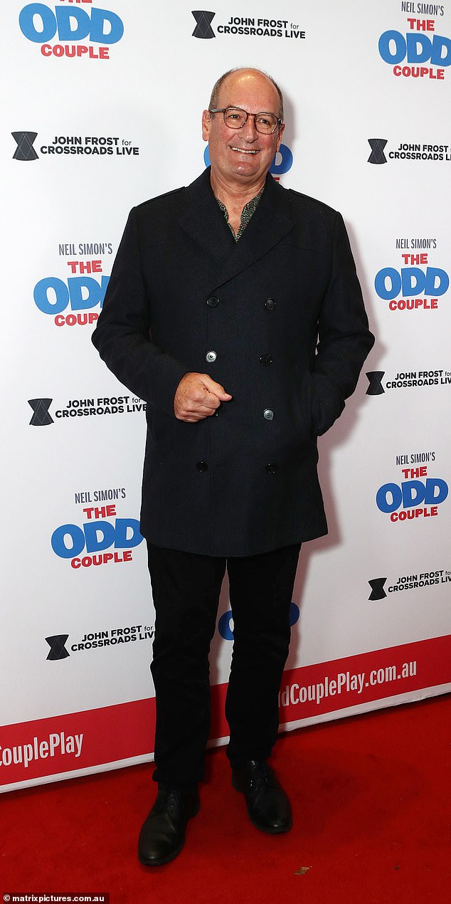 Former Sunrise host David 'Kochie' Koch, 68, (pictured) also appeared at the red carpet event