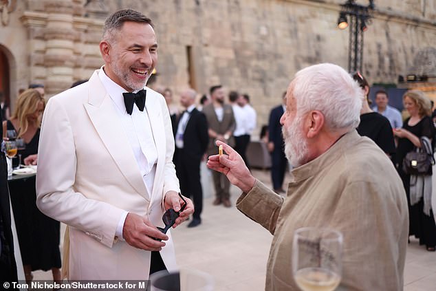 The seven-time Oscar nominee chatted and joked with David at the International Film Festival, which aims to showcase European talent in the film industry to a global audience.