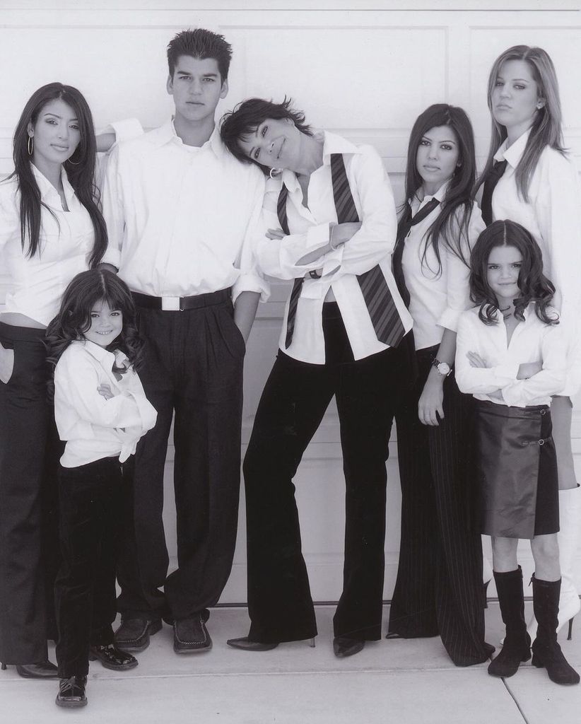 Kris Jenner shared a throwback memory with her whole family, including kids Kim, Khloe, Kourtney, Rob, Kendall and Kylie