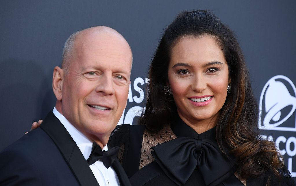 Bruce Willis, Emma Heming arrive at the Comedy Central Roast of Bruce Willis on July 14, 2018 in Los Angeles, California.