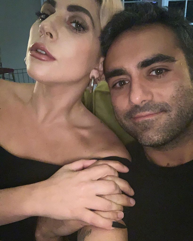 Lady Gaga and Michael Polansky shared a photo from home