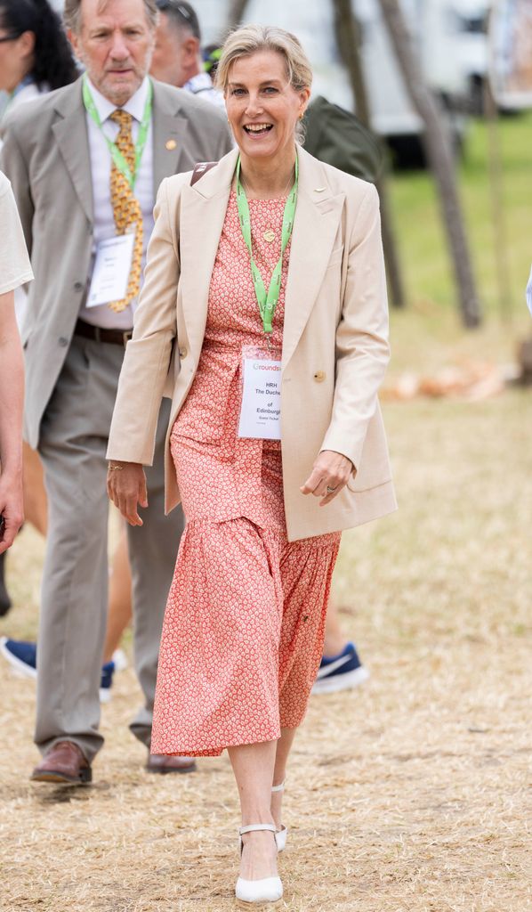 Sophie, Duchess of Edinburgh, visits the Groundswell Agricultural Festival Show at Lannock Manor Farm as Honorary President of LEAF (Linking Environment and Farming) 