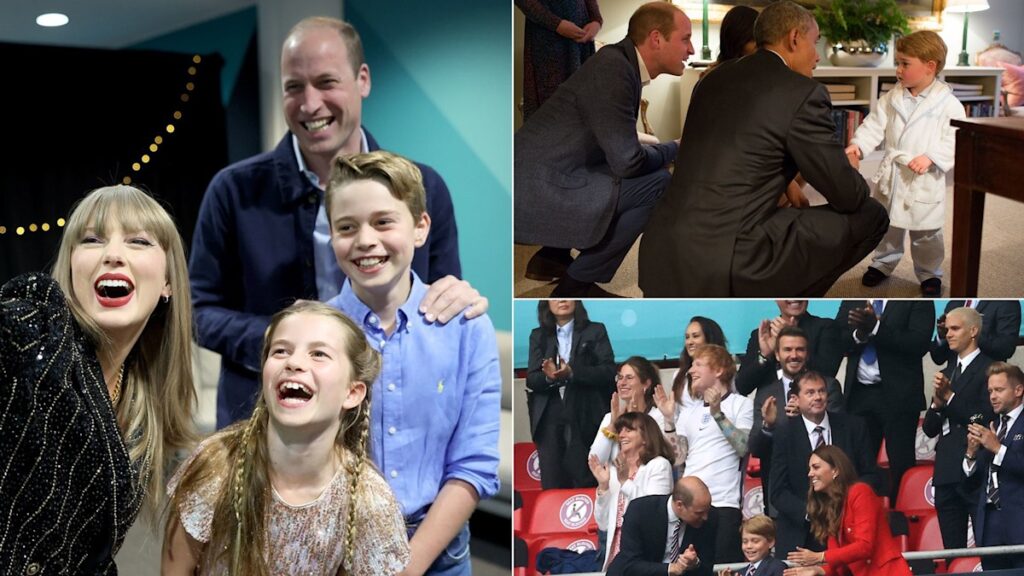 13 famous faces Prince George has met – including Taylor Swift, David Beckham and the Obamas