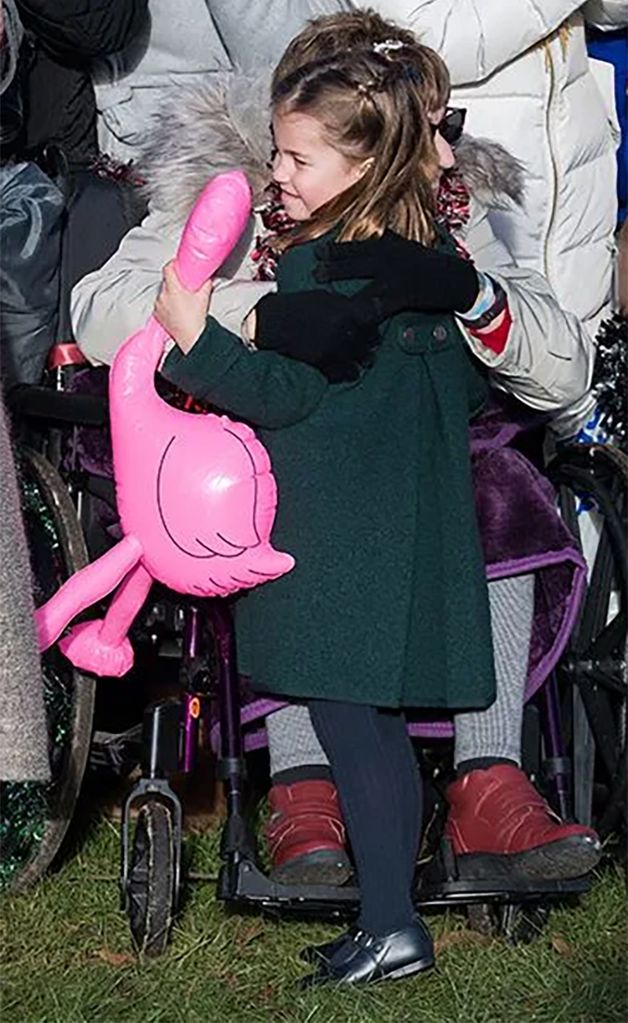 Princess Charlotte meets Gemma Clarke