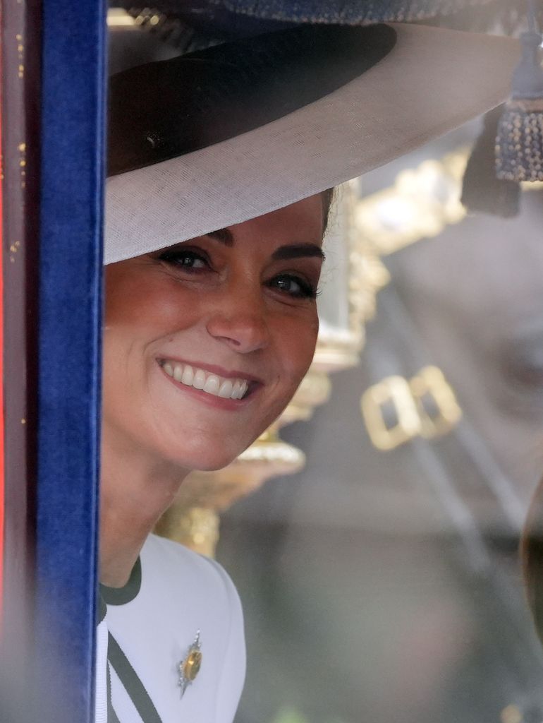 Kate smiles at Trooping the Colour 2024