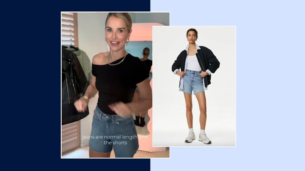 Vogue Williams has found the most flattering M&S denim shorts for festival season – and they’re just £29