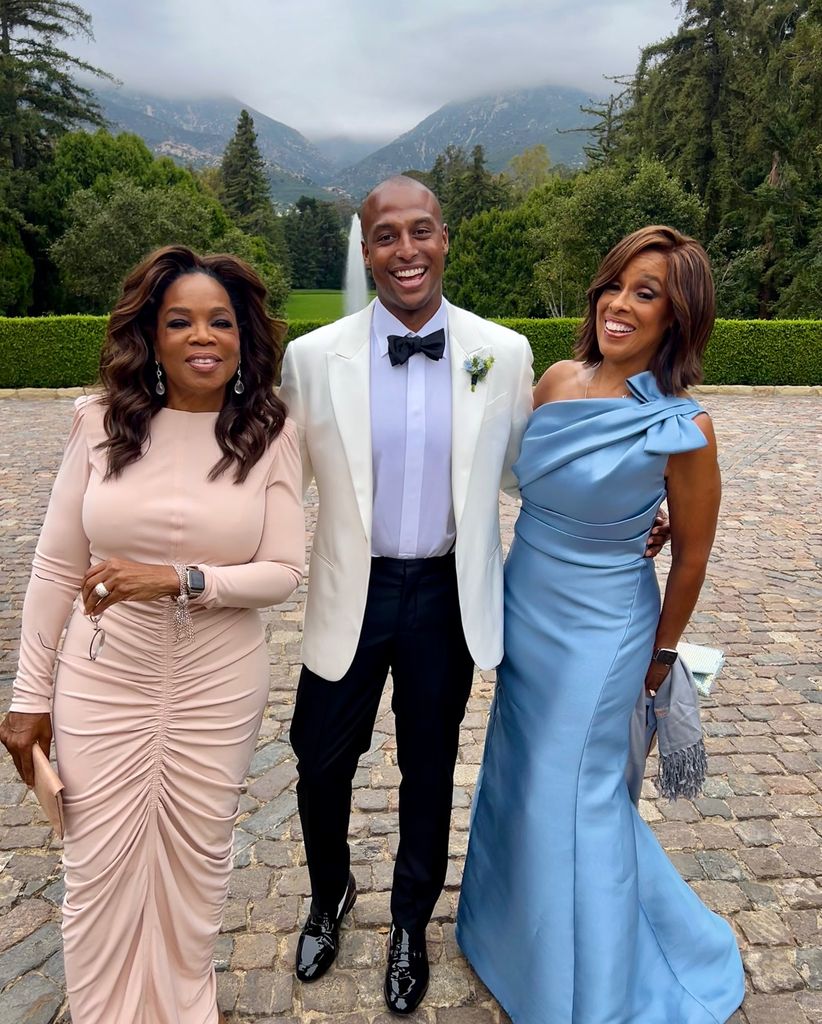 Oprah Winfrey at Gayle King's wedding to son William Bumpus
