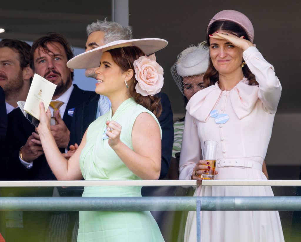 Eugenie was definitely joining the race!