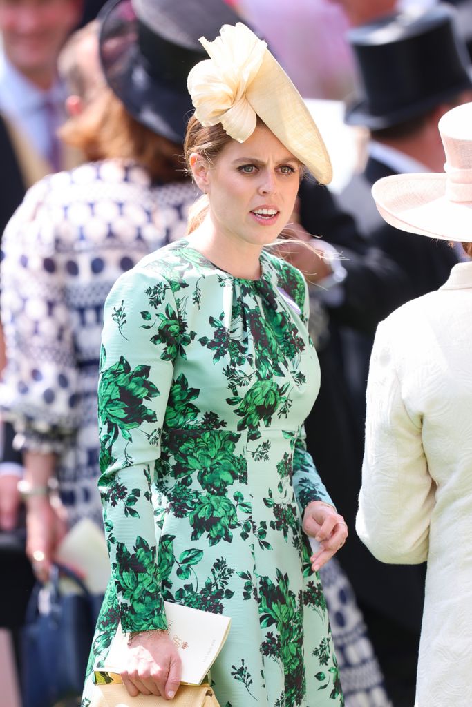 Princess Beatrice arrives by carriage at Ascot Racecourse in Berkshire on day four of Royal Ascot. Image date: Friday 21 June 2024. 