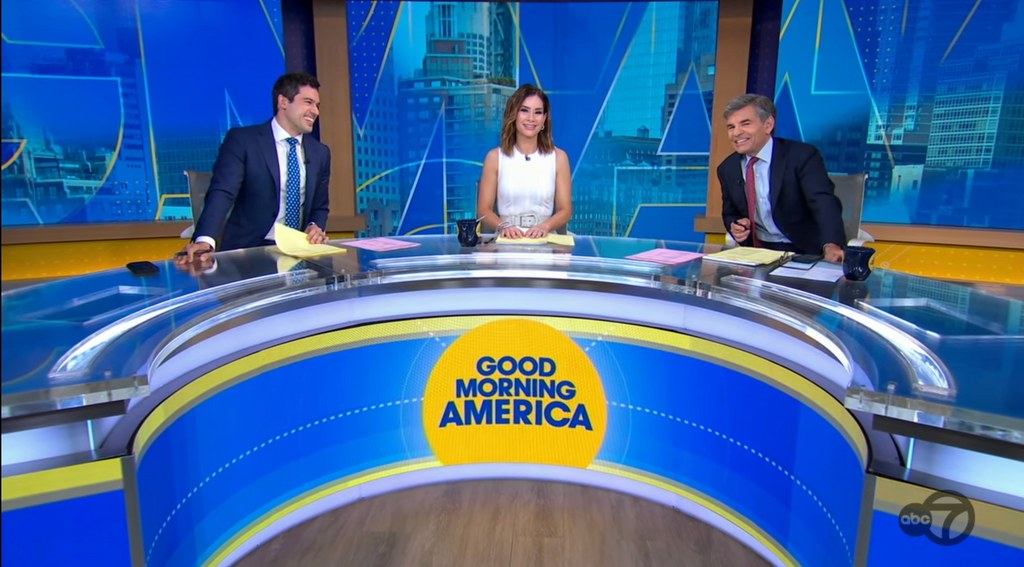 George Stephanopoulos returned to GMA on Monday following the death of his father