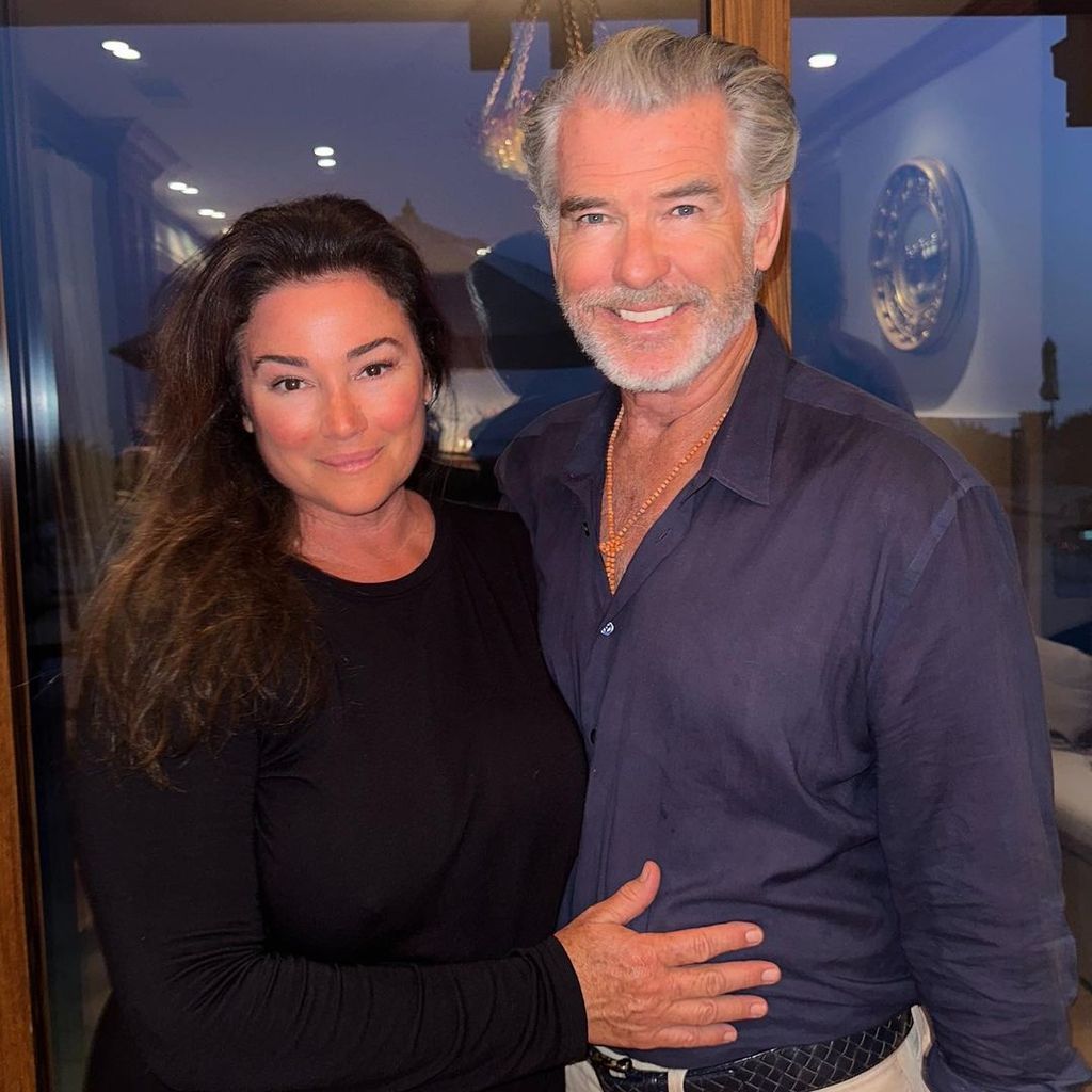 Pierce Brosnan and his wife Keely Shaye Brosnan posed for a photo on the occasion of Father's Day, which was shared on Instagram.