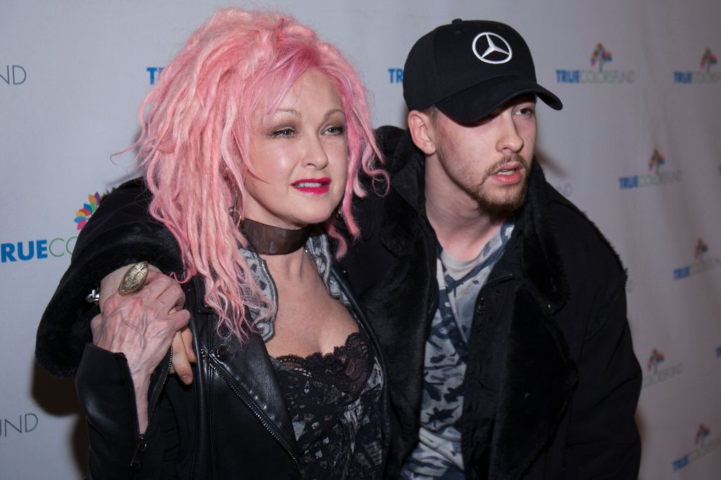 NEW YORK, NY – DECEMBER 03: Cyndi and Dex Lauper attend the 6th Annual Home For The Holidays Concert hosted by Cyndi Lauper’s True Colors Fund at the Beacon Theatre on December 3, 2016 in New York City. (Photo: Santiago Felipe/Getty Images)