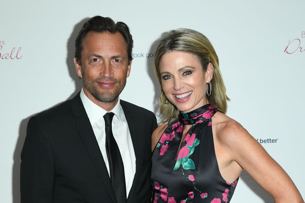 Andrew Shue and Amy Robach attend the annual BeautyCare Dreamball honoring celebrity survivors and industry supporters; raising money to support women in cancer treatment at Gotham Hall on September 18, 2019 in New York City