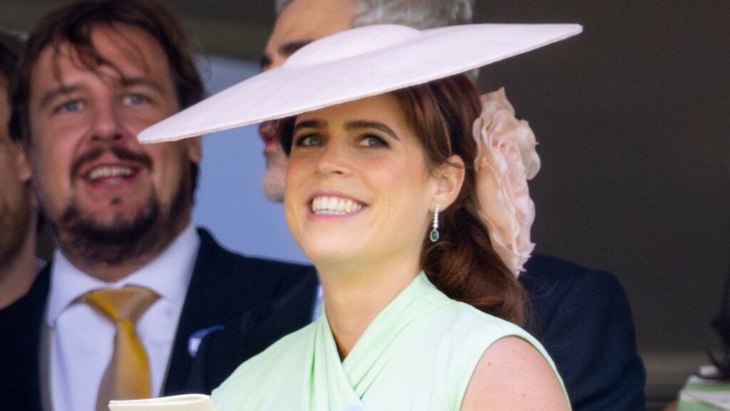 Princess Eugenie is a summer dream in hourglass sleeveless dress