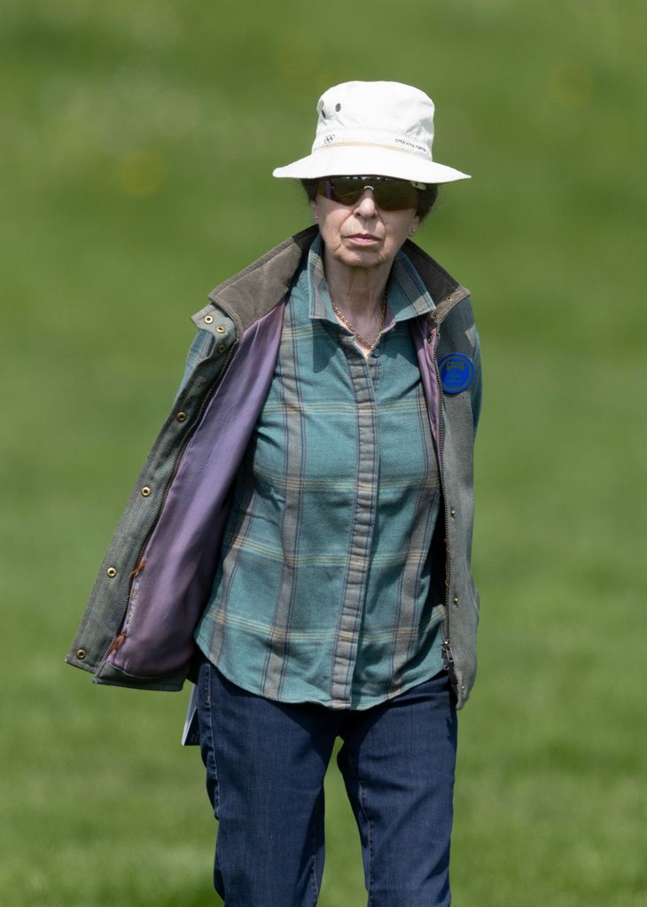 Princess Anne in casual clothes