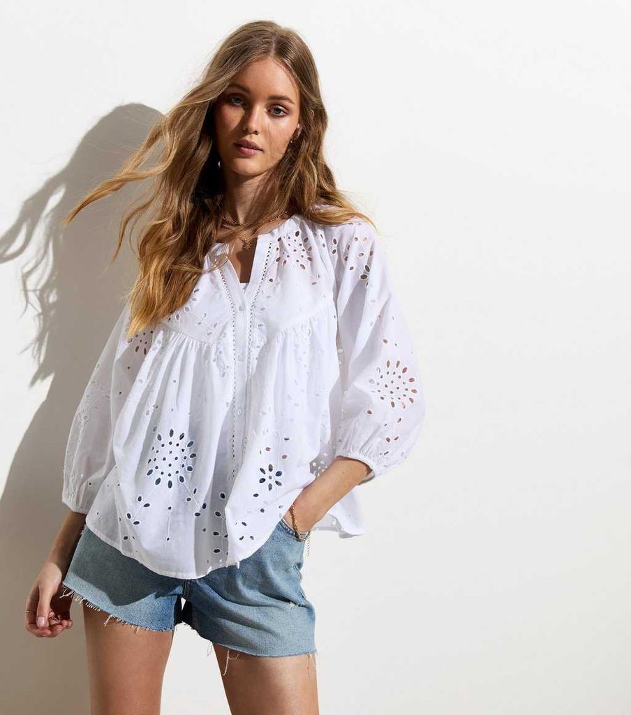 New Look Broderie Anglaise Blouse