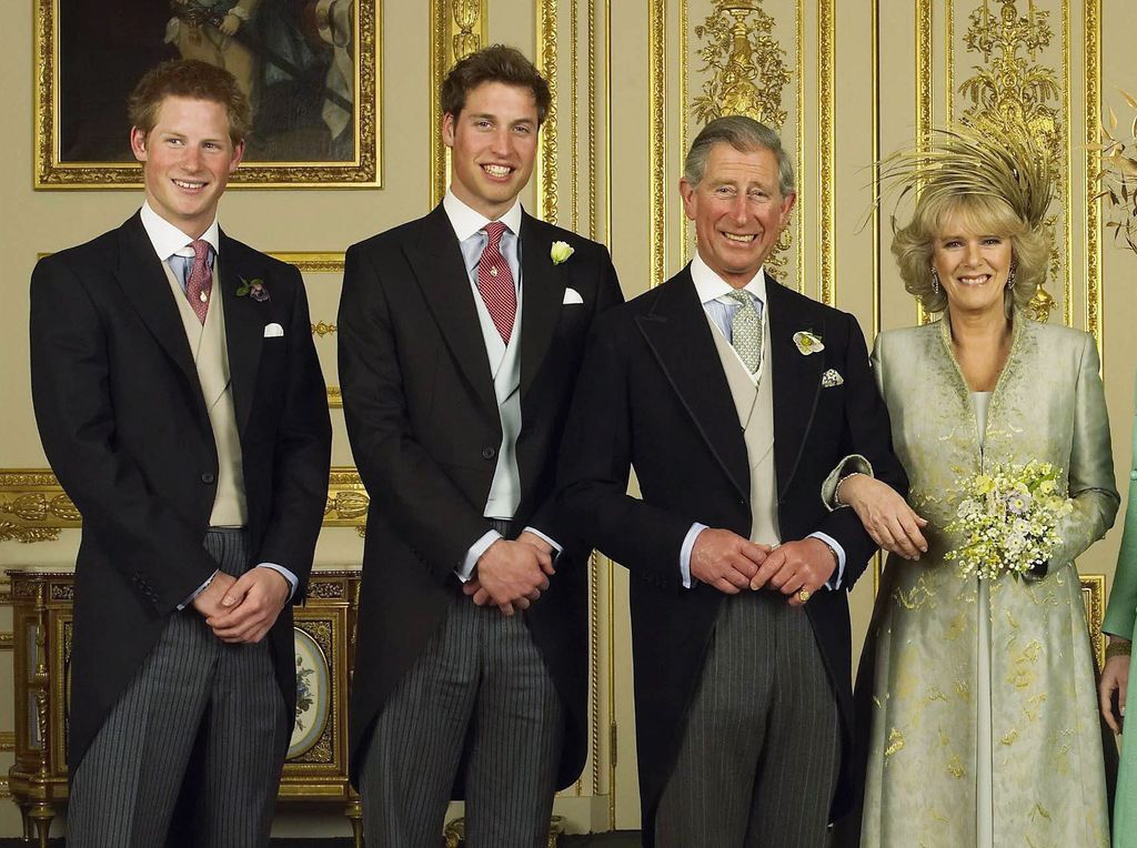 Wedding of Prince Charles and Camilla with Harry and William