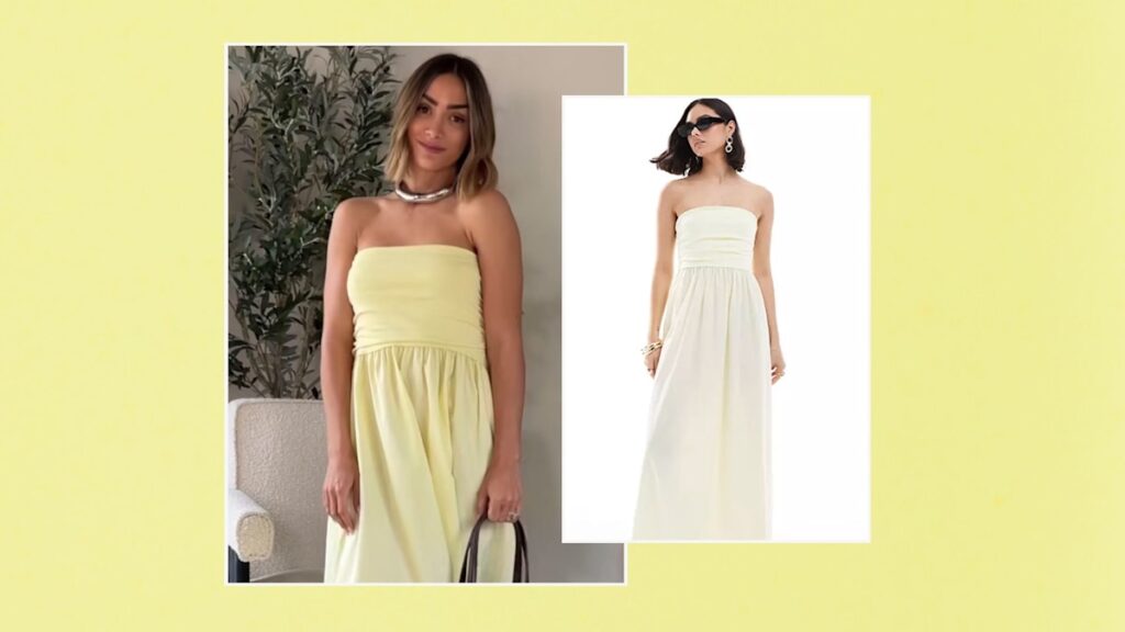 Frankie Bridge has found the £32 strapless dress of the summer – and it’s at the top of my wishlist