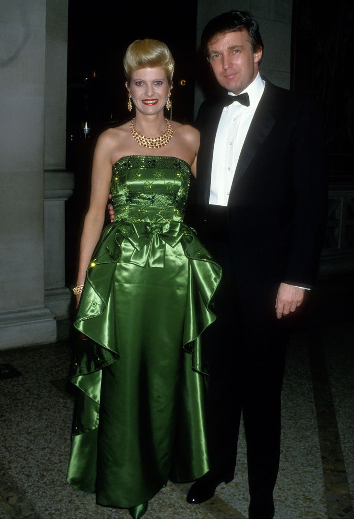Ivana Trump and Donald Trump in New York City in 1987
