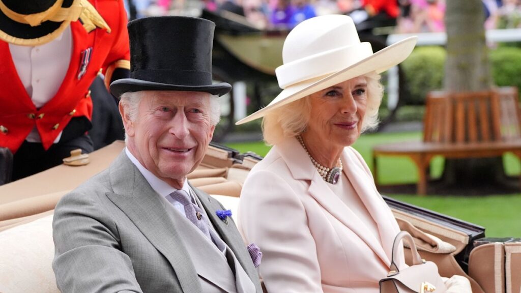 King Charles and Queen Camilla lead Royal Ascot final day arrivals – live updates