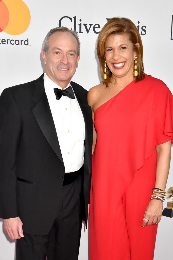 Joel Schiffman and Hoda Kotb attend Clive Davis and the Recording Academy Pre-GRAMMY Gala and GRAMMY Salute to Industry Icons Honoring Jay-Z on January 27, 2018 in New York City