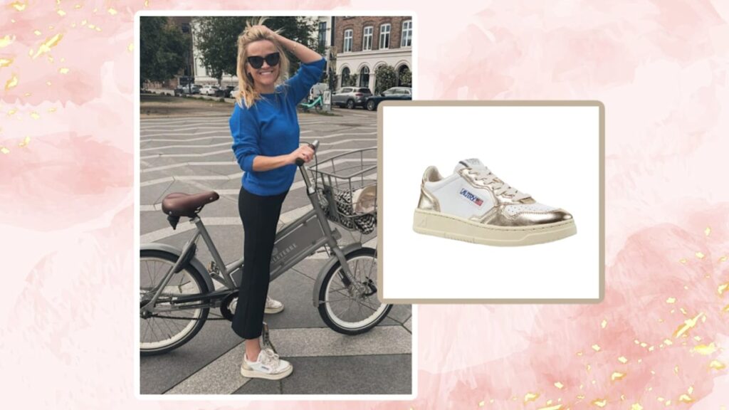 Reese Witherspoon’s vintage-inspired sneakers are a fave of Kevin Costner, too