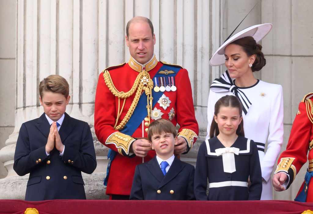 Prince William and Kate Middleton with Prince George, Prince Louis and Princess Charlotte